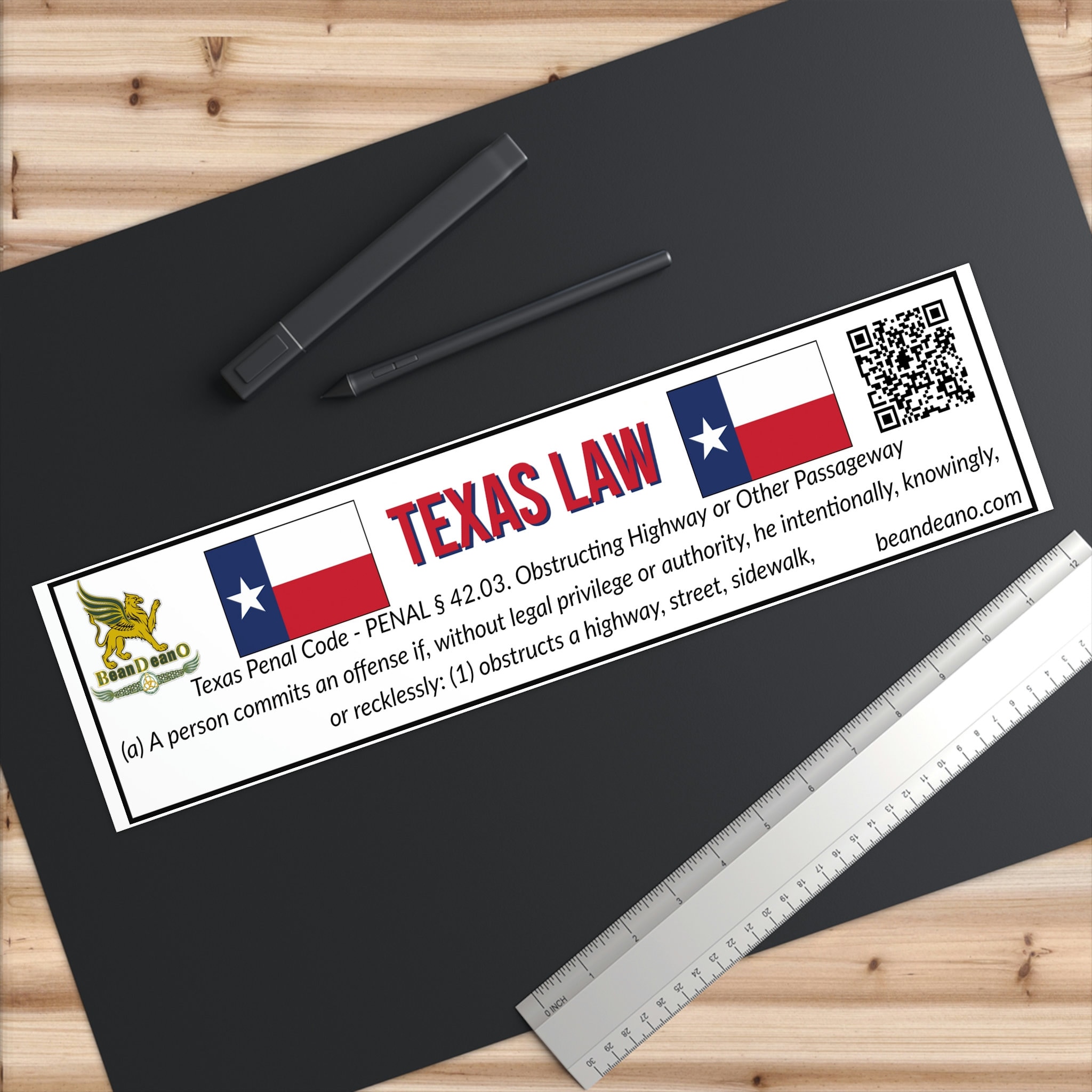Texas Bumper Sticker, Bumper Stickers, Texas, Sticker, Beandeano, Laws