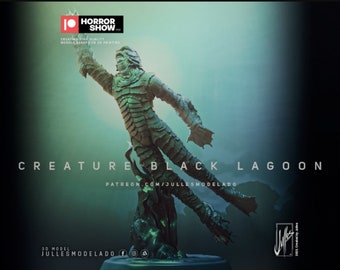 The Creature From The Black Lagoon Statue 15" -Paint Your Own Kit-