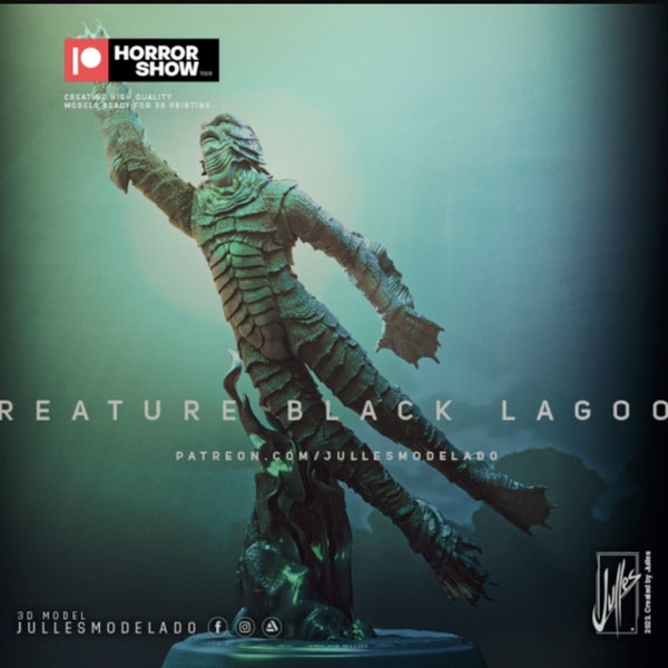 The Creature From The Black Lagoon Statue 15" -Paint Your Own Kit-