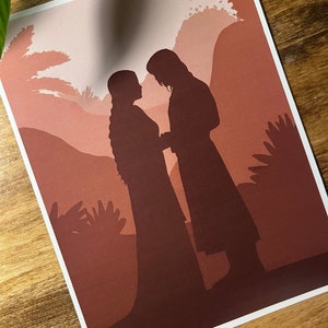 Aragorn and Arwen print