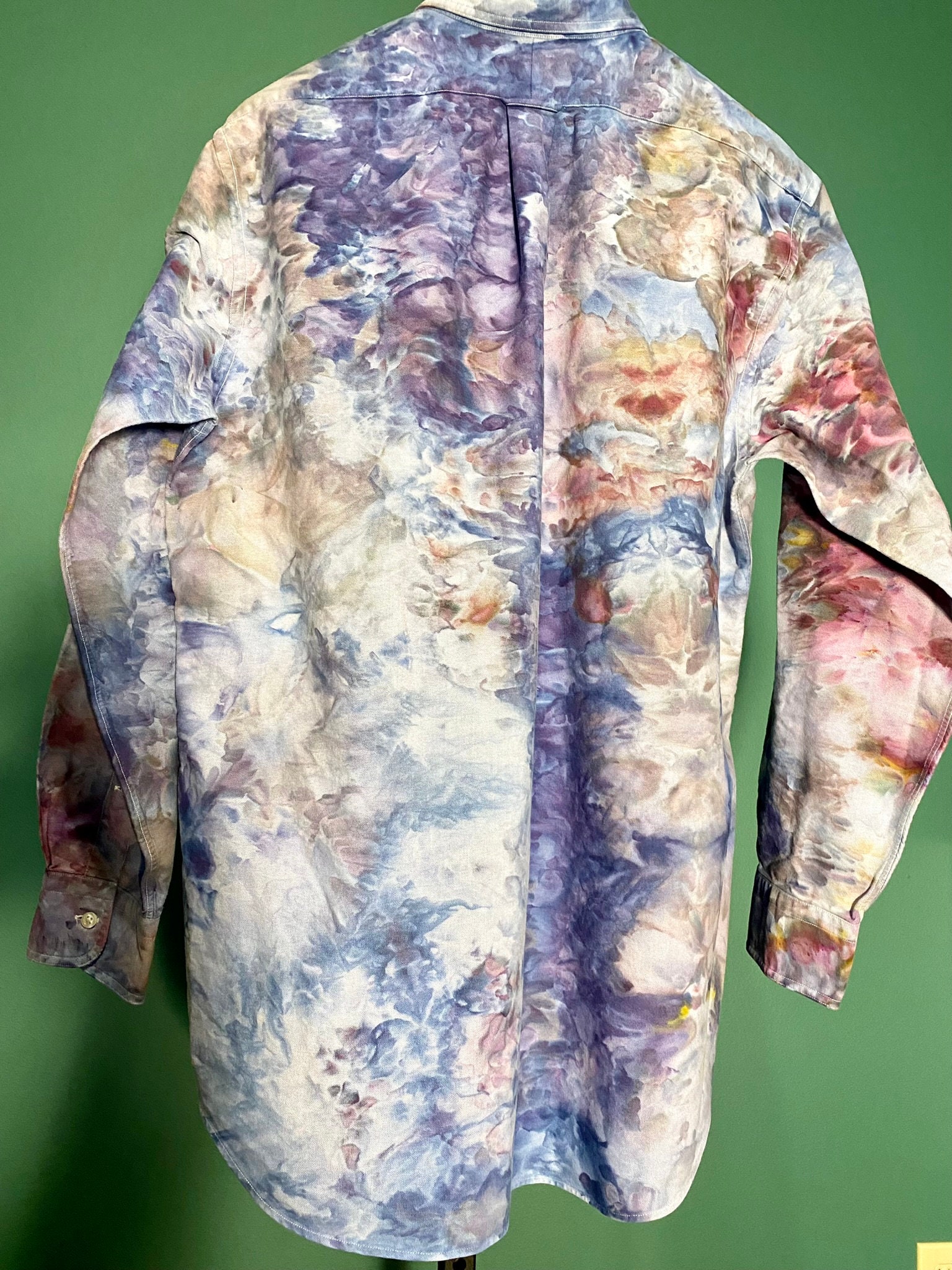 mens tie dye button down shirts
