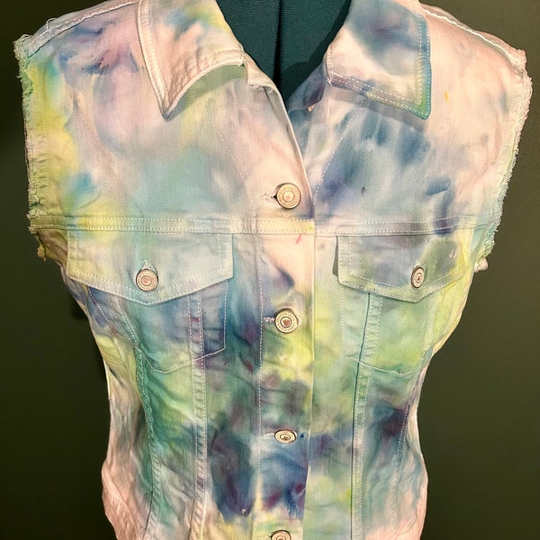 Denim Vest - Etsy