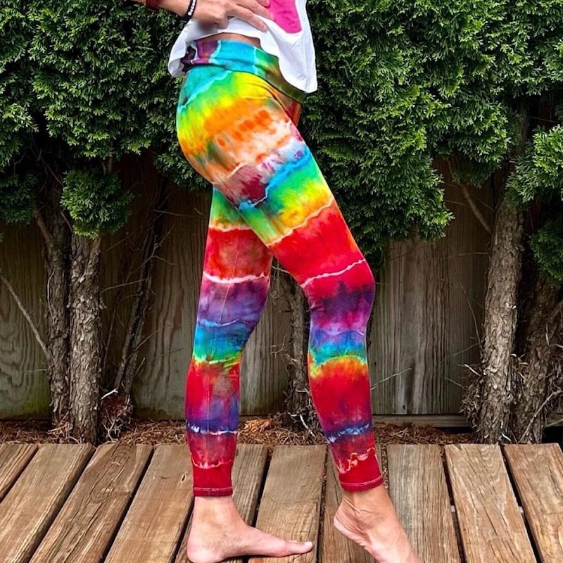 Tie dye Leggings- Bloodlines Blooming main image 1
