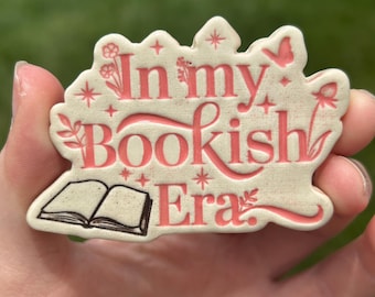 Handmade Ceramic In My Bookish Era Magnet