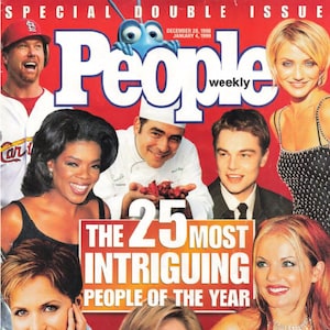 Revista Vintage People Weekly Diciembre Enero 1998 1999 - Archivo de descarga digital PDF - Las 25 personas más intrigantes del año