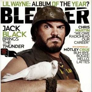 vintage Blender American Music Magazine août 2008 Fichier PDF à télécharger Taylor Swift, Jack Black, Keri Hilson, Lil Wayne, Shwayze image 1