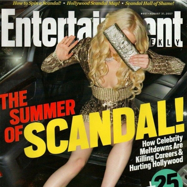 Vintage Entertainment Weekly Magazine August 2007 - PDF Digital Download File - Kristen Bell, Ethan Hawke, Joan Collins, Lindsay Lohan