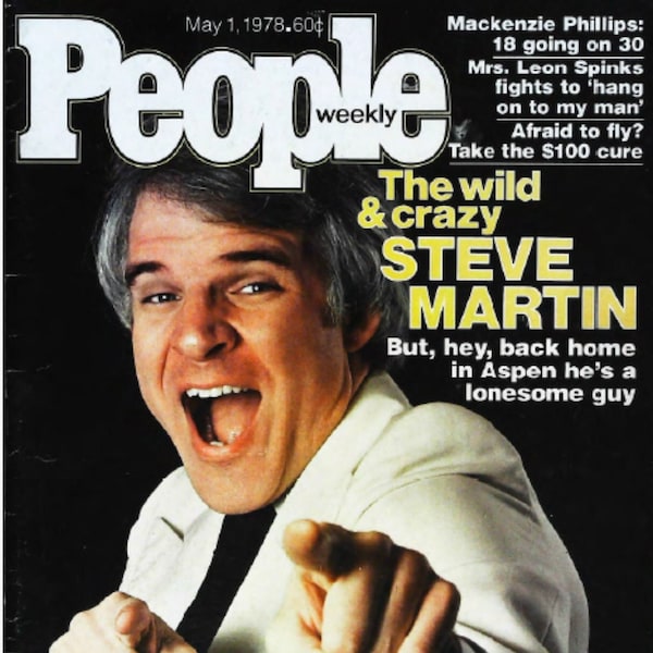 Vintage People Weekly Magazine May 1978 - PDF Digital Download File - Steve Martin, Dustin Hoffman, Leon Spinks, Woody Allen, Paul McCartney