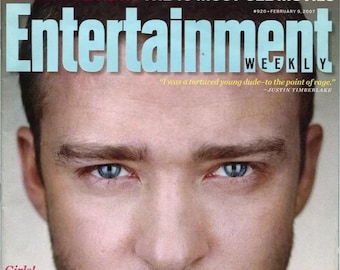 vintage Entertainment Weekly Magazine de février 2007 - Fichier PDF à télécharger - Justin Timberlake, Eddie Murphy, Jennifer Lopez, Brad Pitt