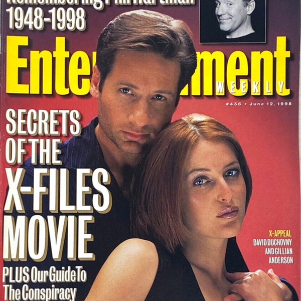 Vintage Entertainment Weekly Magazine December 1998 - PDF Digital Download File - David Duchovny & Gillian Anderson X Files, Emma Bunton