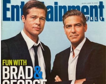 Vintage Entertainment Weekly Magazine Juni 2007, digitale PDF-Download-Datei, Brad Pitt, George Clooney, Daniel Radcliffe, Meg Ryan, Eva Mendes