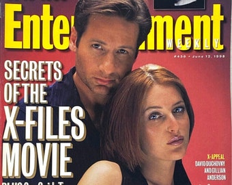 vintage Entertainment Weekly Magazine de décembre 1998 - Fichier PDF à télécharger - David Duchovny & Gillian Anderson X Files, Emma Bunton