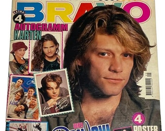 vintage Bravo German Music Magazine de juillet 1994, fichier PDF à téléchargement numérique - Jon Bon Jovi, Luke Perry, Robert De Niro, Brandon Lee, Dj Bobo