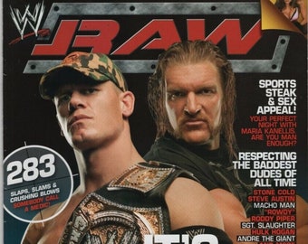 Vintage Entertainment WWE Raw Magazine March 2006 - PDF Digital Download File - John Cena, Hulk Hogan, Steve Austin, Roddy Piper
