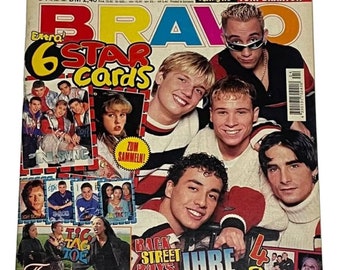 Vintage Bravo German Music Magazine January 1997 - PDF Digital Download File,Sandra Bullock,Toni Braxton,DJ Bobo, Backstreet Boys,Tom Cruise
