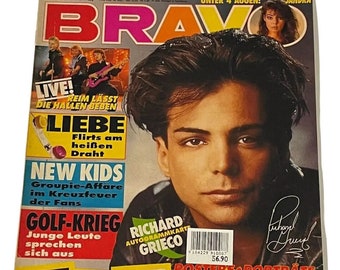 Vintage Bravo Germany Music Magazine February 1991 - PDF Digital Download File - Kim Appleby, Sting, Sylvester Stallone, Tom Cruise, Cher