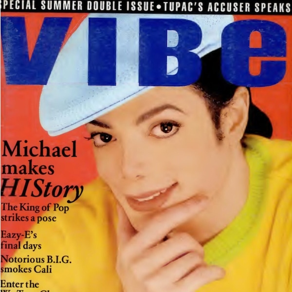 Vintage Vibe Magazine June July 1995 - PDF Digital Download File - Michael Jackson, The Notorious B.I.G., Bönz Malone, eazy-e, Wu-Tang Clan