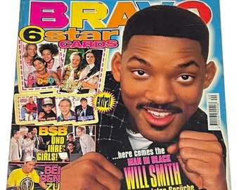 vintage Bravo German Music Magazine de septembre 1997 - Fichier PDF à téléchargement numérique - Will Smith Men In Black, Robbie Williams, Ricky Martin