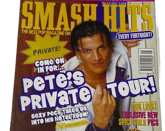 Vintage Smash Hits UK Musikmagazin 21 Mai - 3 Juni 1997 - PDF Digital Download File - Peter Andre, Hanson, Spice Girls, 911, Emma Bunton