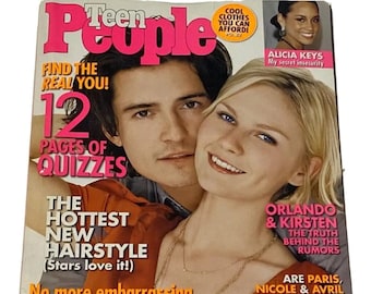 Vintage Teen People Magazine November 2005 - PDF Digital Download File - Orlando Bloom, Kirsten Dunst, Hottest New Hairstyle