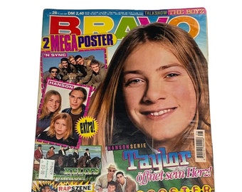 Vintage Bravo Musik Magazin JULI 1997,Sash!,Hanson,Daniel Fehlow,Taylor Hanson,X Akte,Tim Roth,Geri Halliwell,Mr Präsident,The Boyz