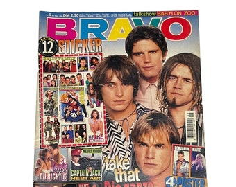 Vintage Bravo German Music Magazine February 1996 A,Captain Jack,Boyzone, Captain Jack, Tracey Thorn, Liam Gallagher, Michael Jackson