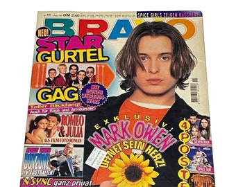 Vintage Seltenes Bravo Musikmagazin, Deutschland, MÄRZ 1997, Mark Owen, Space Jam, Ginuwine, 3T, Boyzone, Spice Girls