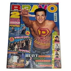 Rivista musicale tedesca Vintage Bravo OTTOBRE 1996 Nas, 2 PAC, Rammstein, Worlds Apart, Dj Bobo, Spice Girls, Stephen Durr, Mark Owen, Michael Keaton