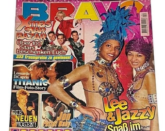 vintage Bravo German Music Magazine de décembre 1997, fichier PDF à télécharger - Jon Bon Jovi, Aaron Carter, Titanic movie, Robbie Williams