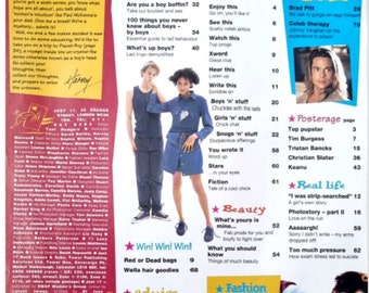 Vintage Just Seventeen Magazine January 1995 - PDF Digital