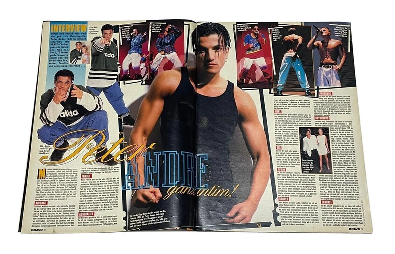 Vintage Bravo German Music Magazine AUG 1996,Daniel Aminati,Metallica,Tom Cruise,Mariah Carey, Mark Owen, Heath Hunter, Coolio, Iggy Pop image 6