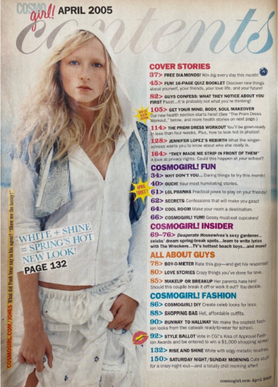 【公式ショップ】 Cosmogirl Vintage Women Digital PDF - 2005 April Magazine 女性情報誌