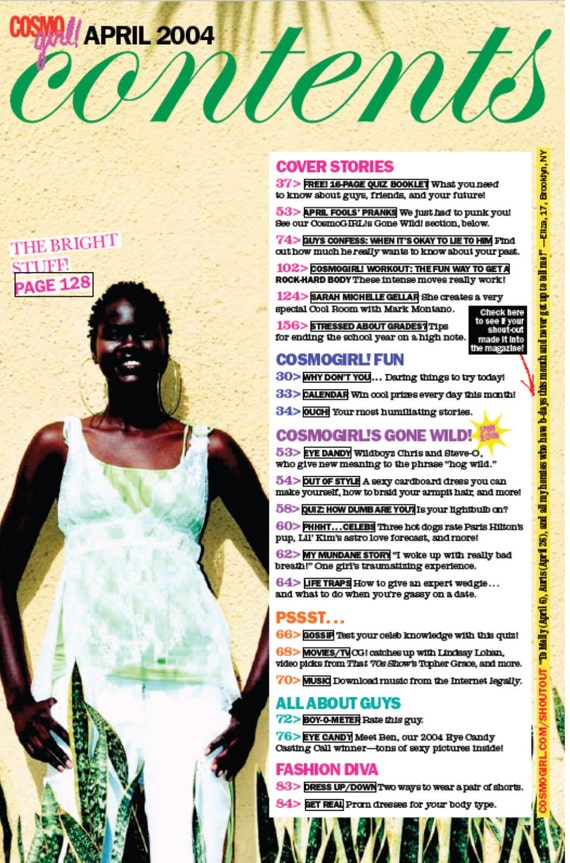 Vintage Cosmogirl Women Magazine April 2004 - PDF Digital