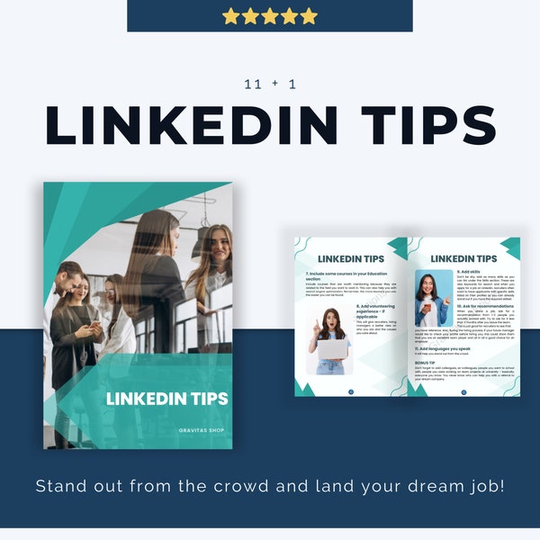 11+1 Linkedin Tips - Unlocking Your Professional Potential: Essential LinkedIn Tips E-book for Career Growth