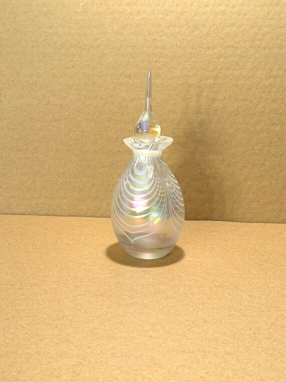 Glass Act Iridescent Perfume Bottle