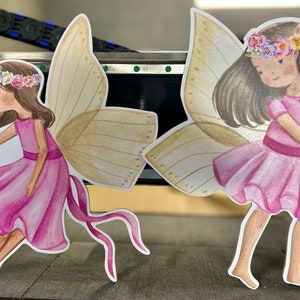 fairy garden watercolor OR Custom Foamboard cutouts next day delivery perfect for party decorations best quality+ price