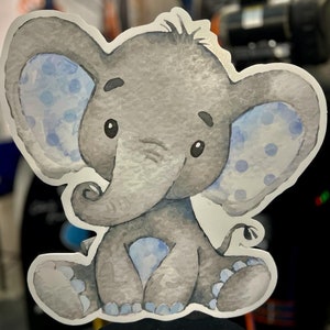 Baby Elephant or Custom Foamboard cutouts next day delivery perfect for party & balloon decorations best quality+ price