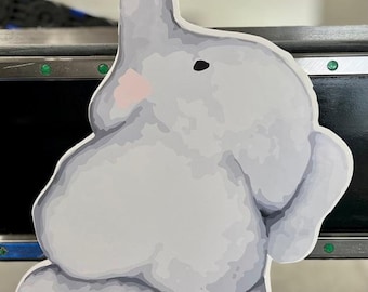 Baby watercolor Elephant or Custom Foamboard cutouts next day delivery perfect for party & balloon decorations best quality+ price