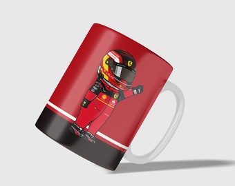 Carlos Sainz, Bonita Taza de Regalo, Vaso de Café, Fórmula 1, alta calidad, Taza de Pilotos de F1