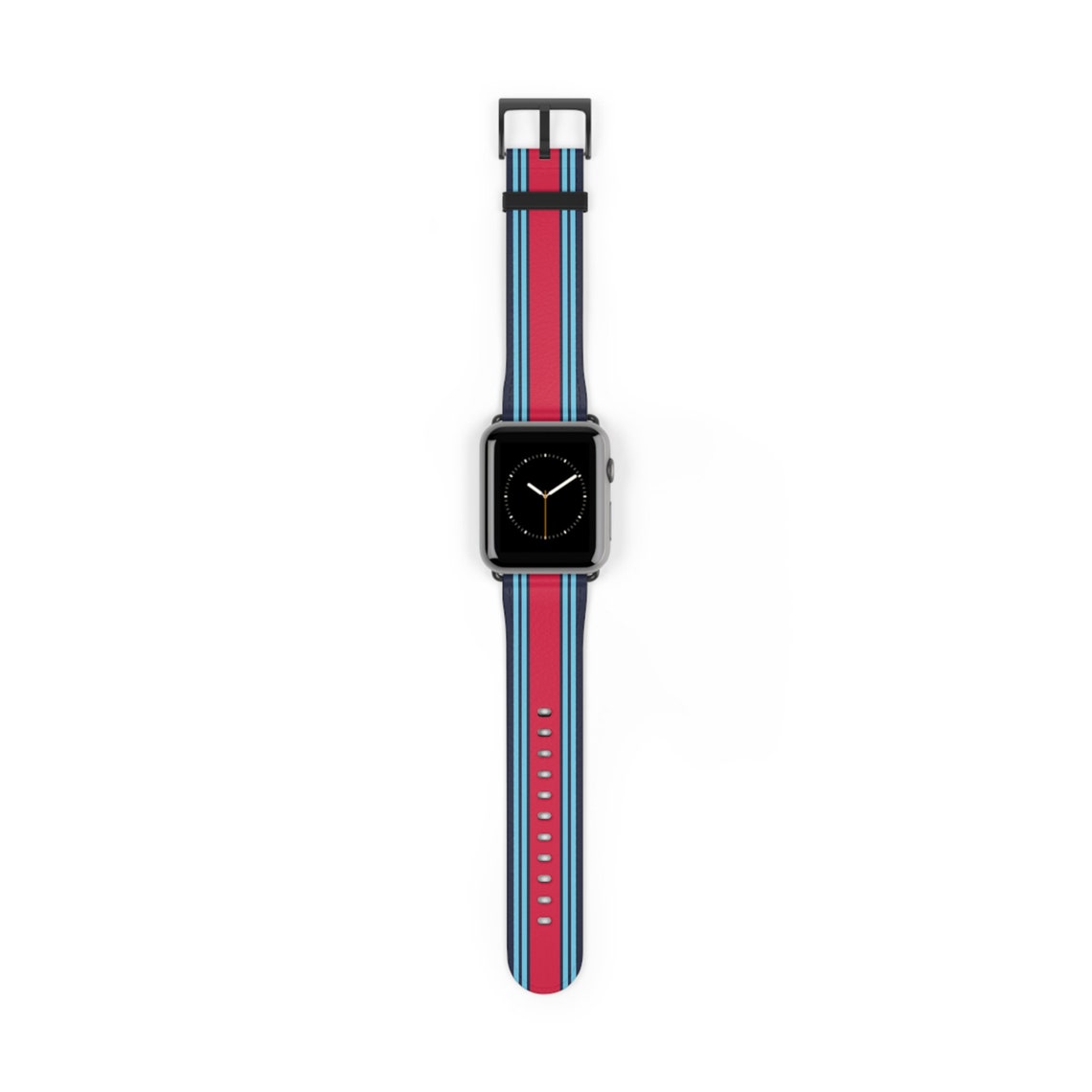 Racing Livery Watch Band / Faux Leather and Silicon Apple Watch Bands
