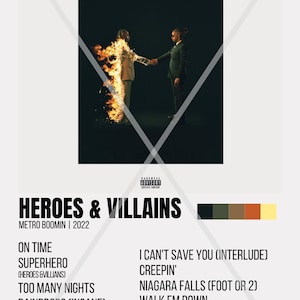 DIGITAL DOWNLOAD | Metro Boomin Album Cover Poster
