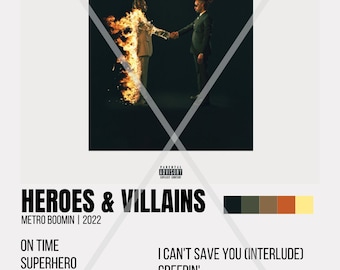 DESCARGA DIGITAL / Metro Boomin Album Cover Poster