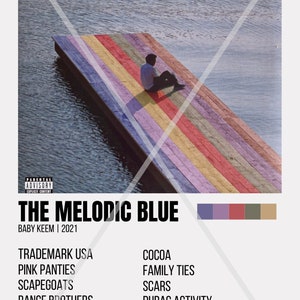 DIGITALER DOWNLOAD | Baby Keem Melodic Blue Album Poster