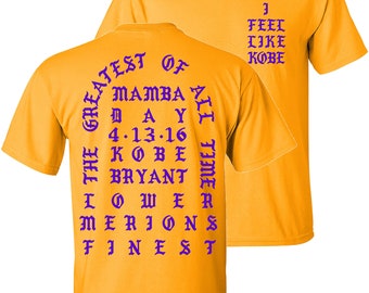 The Life of Pablo - I Feel Like Kobe Tee - Kanye West - Short Sleeve T-Shirt