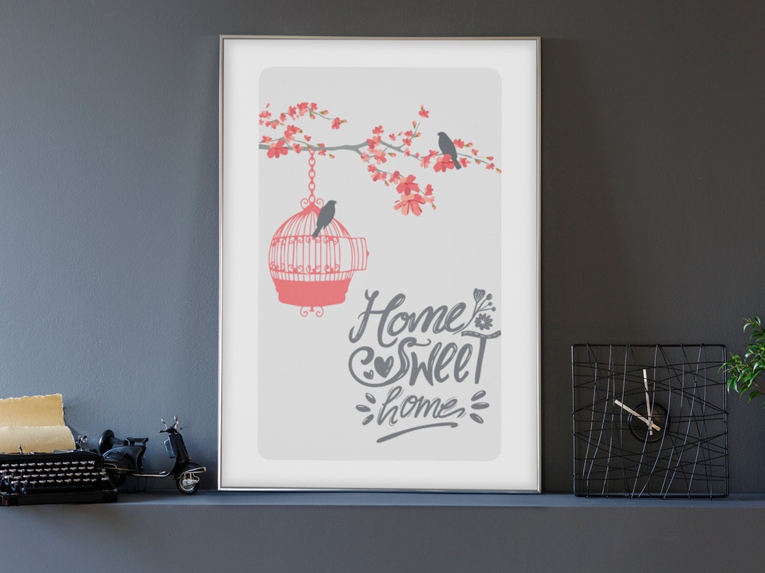 Home Sweet Home Printable Wall Art | Housewarming Gift | New Home ...