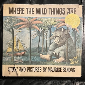 Where The Wild Things Are - Sendak RARE First Edition 1963 Hardcover Dust Jacket