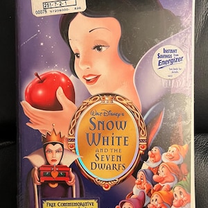 Disney&#39;s Snow White & The Seven Dwarfs - Platinum Edition (VHS, 2001) NEW