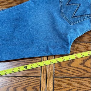 VTG Wrangler Boot Cut Blue Jeans Women's Size 11 X 32 image 8