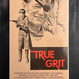 TRUE GRIT (1969) John Wayne Glen Campbell 1979 Paramount VHS New Sealed