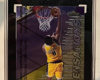 1997 Fleer Metal Kobe Bryant RC Graded PSA 8 #181 Los Angeles